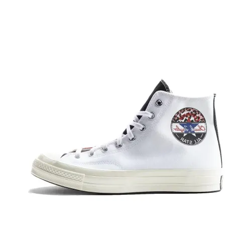 Converse Chuck 70 Hi Logo Play White University Red