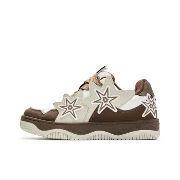 SENGUOGUO Low Top Skateboard Shoes Unisex Coffee