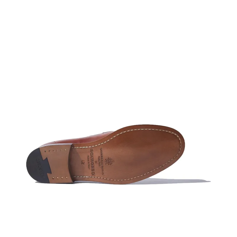 SCAROSSO Havana Colour Block Slip On Loafers-4