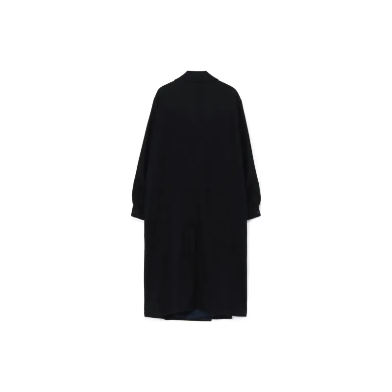 Yohji Yamamoto Notched lapel Felted Trench Coach-1