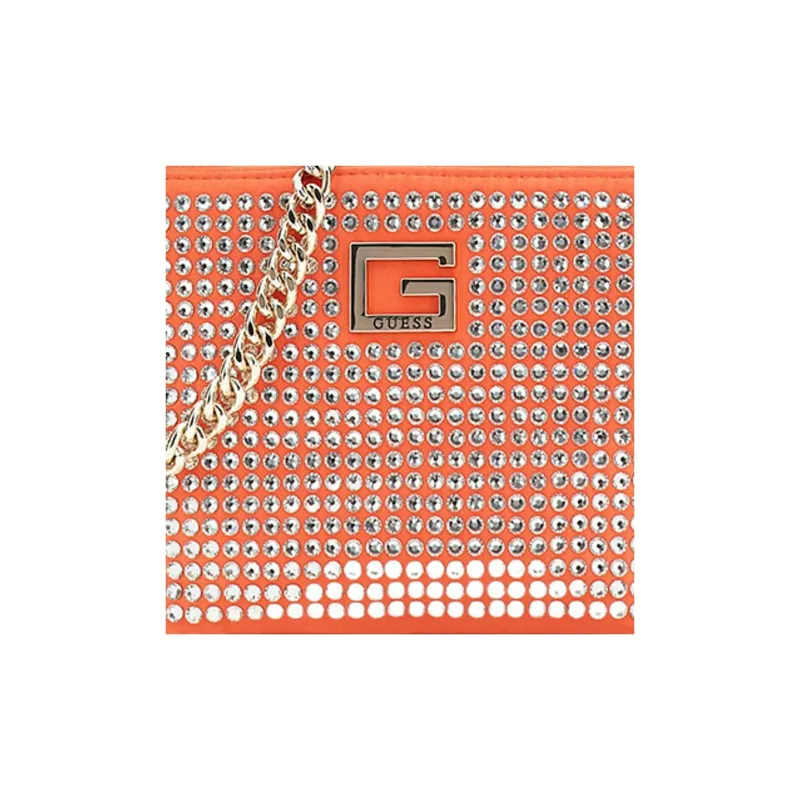 GUESS Polyester Crossbody Bag Shoulder Bag Women's Orange-4