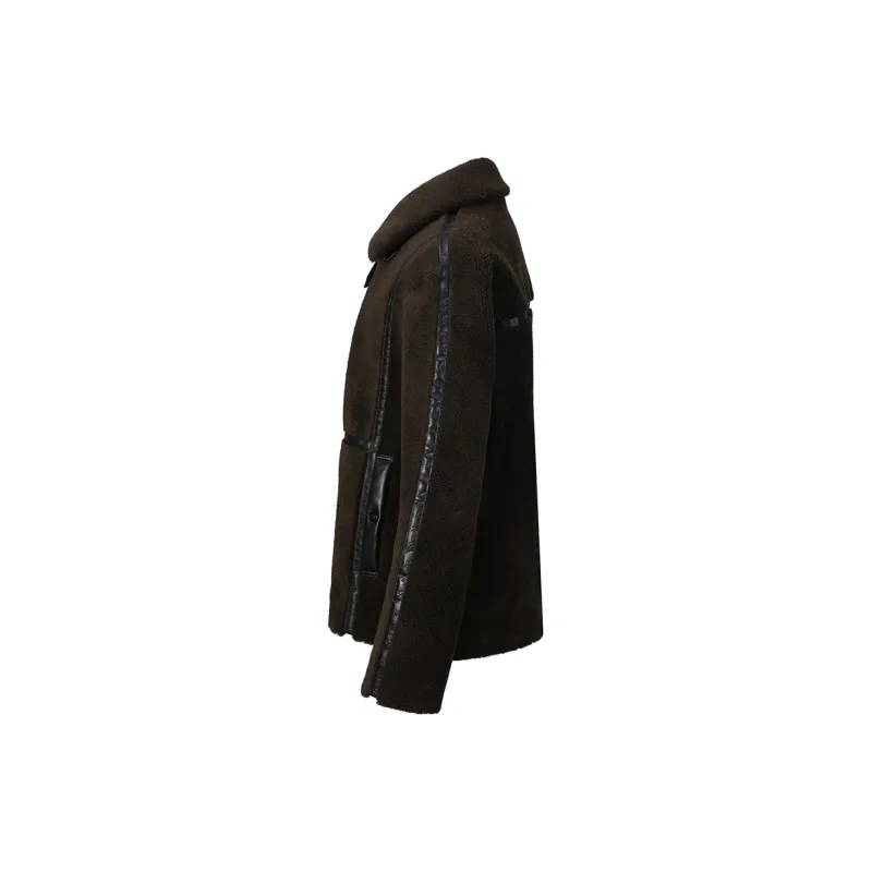 DAVID NAMAN FW23 Fur Men's Army Green-1