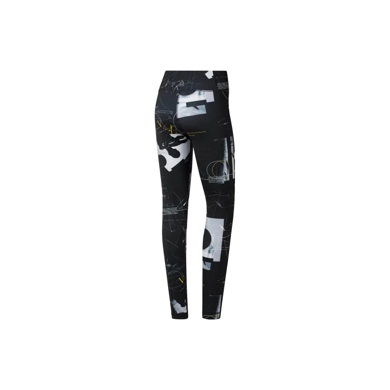 Reebok WORKOUT READY AOP Athletic Trousers Women's Black-1