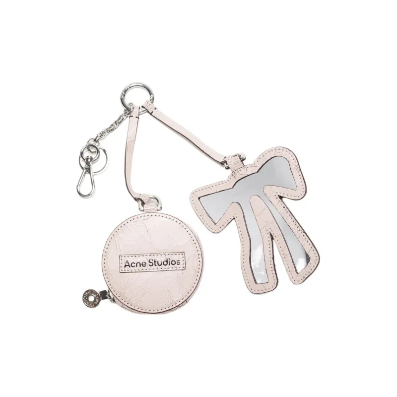 Acne Studios Cow Leather Coin Purse Women's Light Pink-0