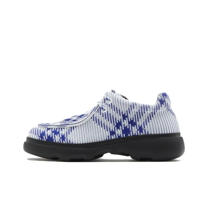 Burberry EKD Check print Derby Shoes-0
