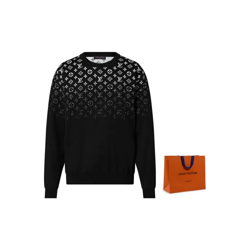 LOUIS VUITTON Gradient Cotton Crewneck-8