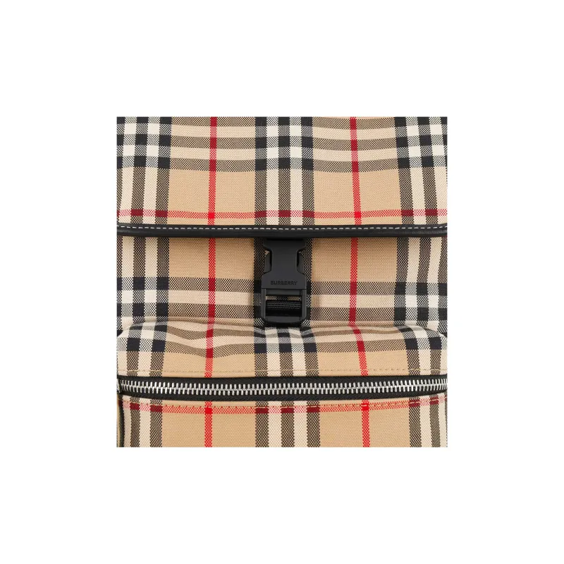 Burberry Vintage Leather Backpack Unisex Archive Beige-7