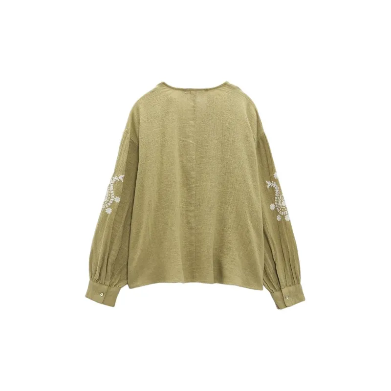 ZARA T-Shirt Women's Light Khaki-1