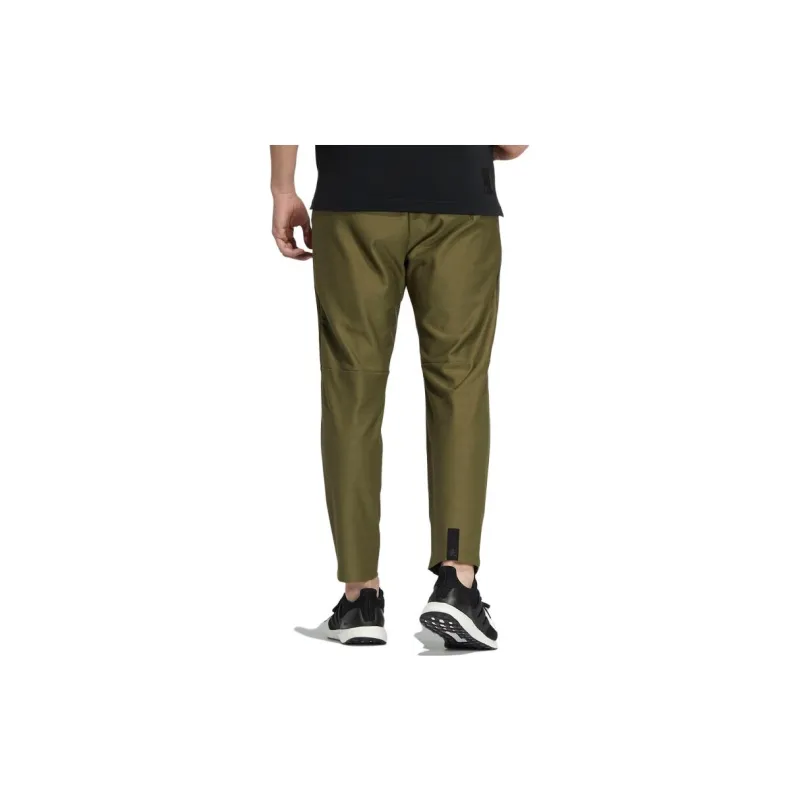 Adidas Wuji Series Knitted Sweatpants Men Dark Olive Green-2