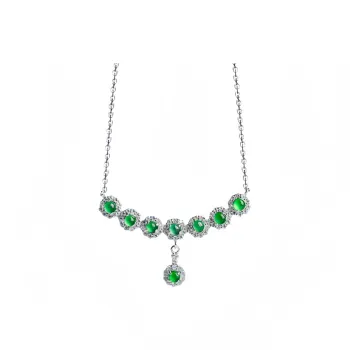 Jade Linmen Ice Type Jadeite Necklaces Women's