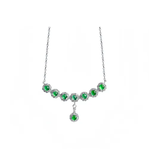 Jade Linmen Ice Type Jadeite Necklaces Women's