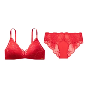 CK/Calvin Klein Black Label Series Underwear Set Women's Rogue Red