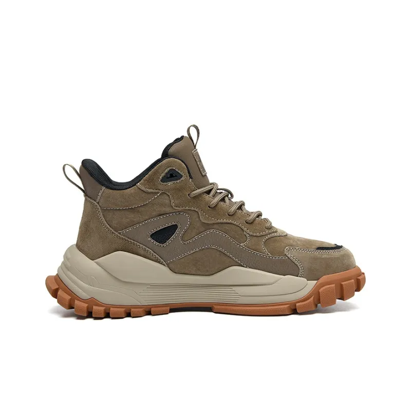 JEEP SPIRIT High-Top Outdoor Shoes Men's Dark Forest Green-1