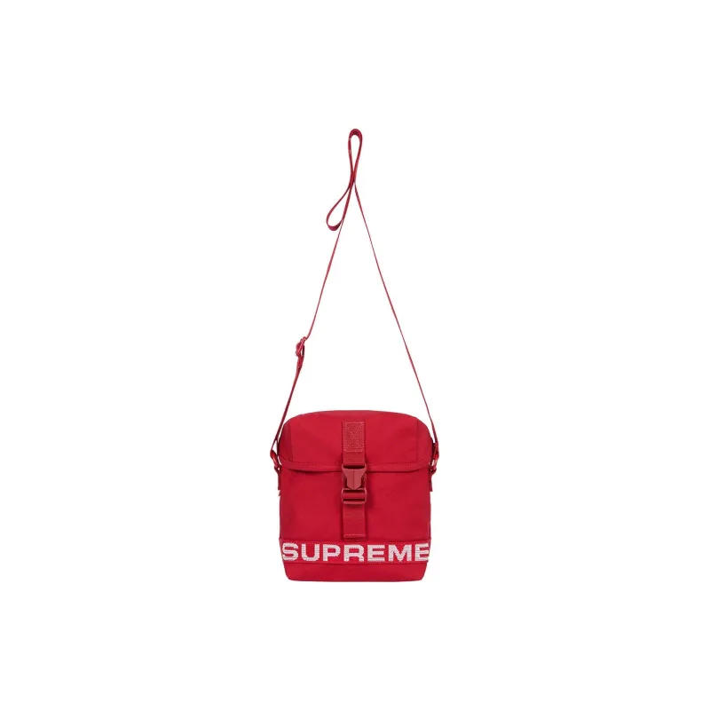 Supreme Nylon Shoulder Bag, Crossbody Bag Regular Unisex Red-2