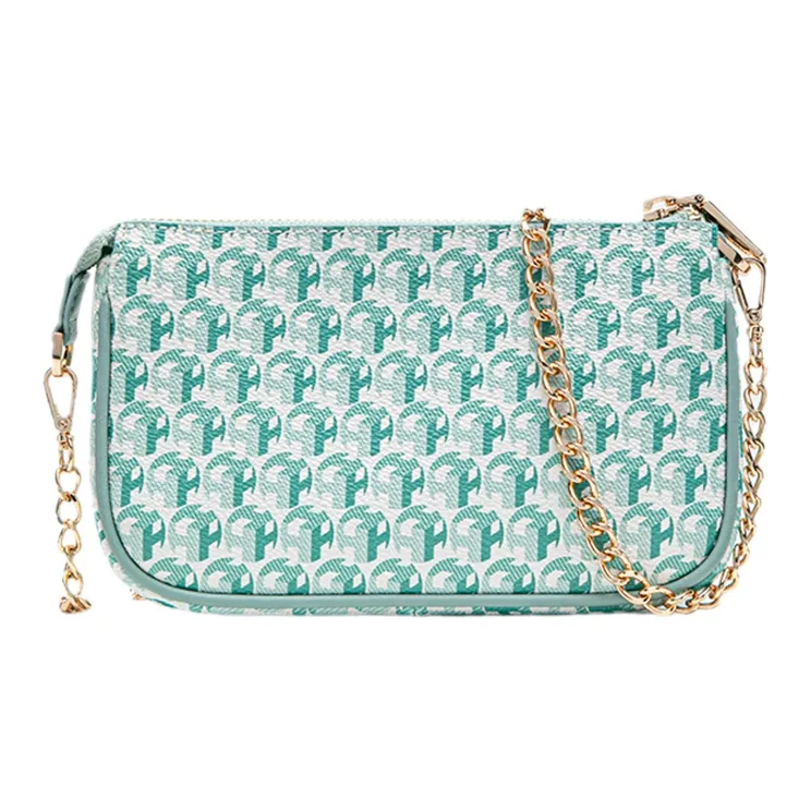 VANESSA HOGAN Monogram Crossbody Bags Green-2