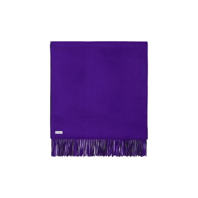 Burberry Knit Scarves Women's Purple-2