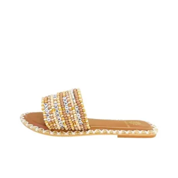 De Siena SHOES Resort Bead Flat Slides