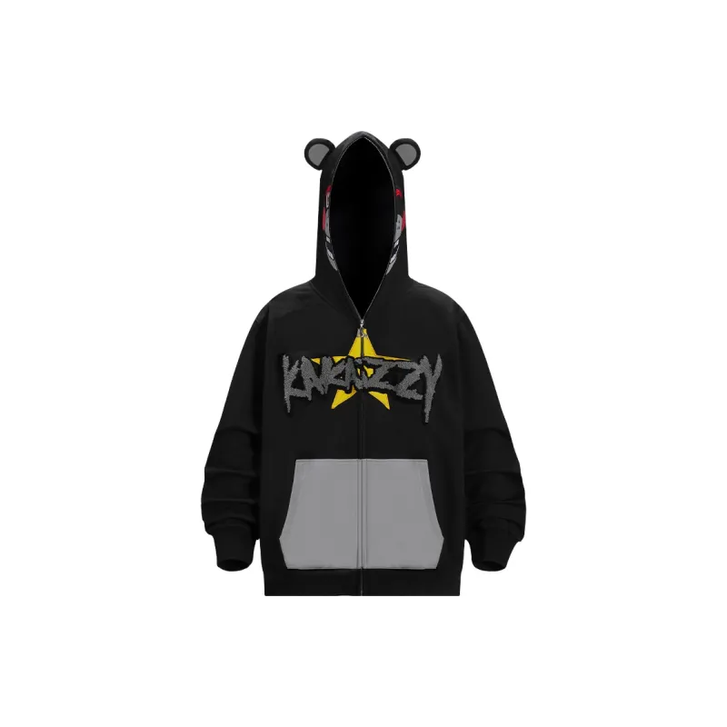 KAKAZZY Sweatshirt Unisex Black-1