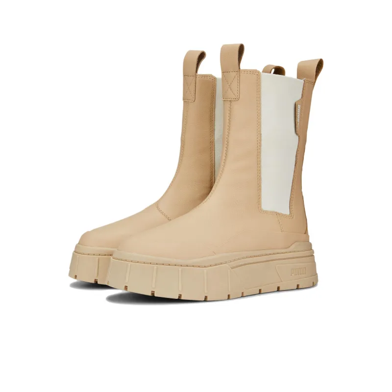 Puma Women's Mayze Stack Chelsea Boot 'Light Sand'-2