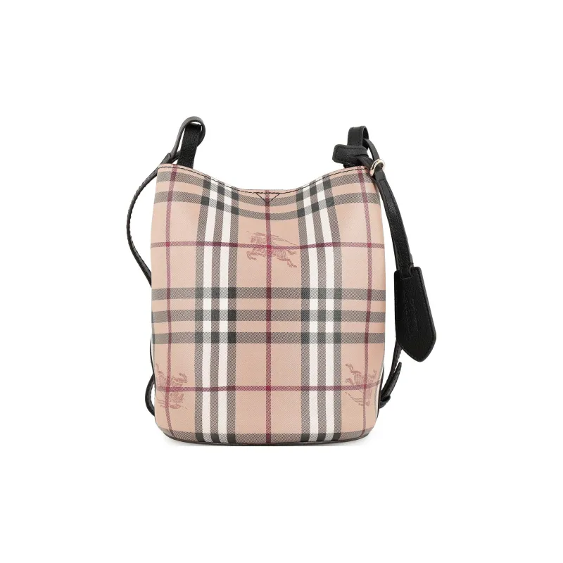 Burberry Leather Bucket Bag, Shoulder Bag, Crossbody Bag Regular Women's Black-3