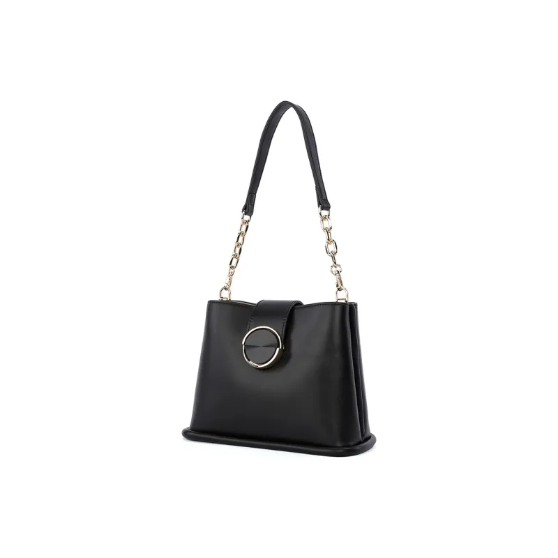 Dubaolu Polyurethane Bucket Bag, Chain Bag, Shoulder Bag Women's Milk Tea/Light Green/Ecru/Black-22