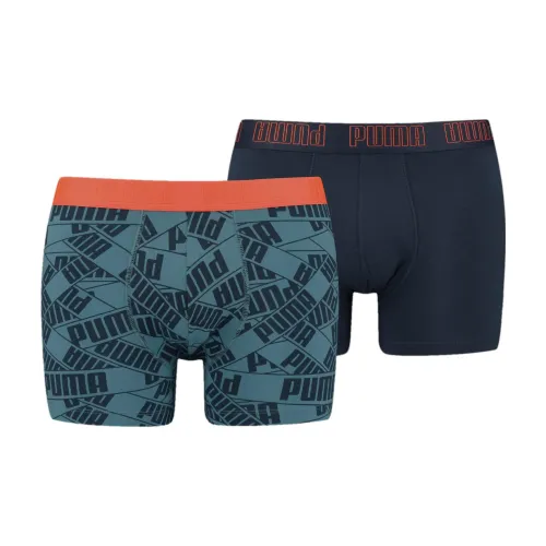 PUMA Lot De 2 Boxers Homme Underpants Men's 2 Pack Blue