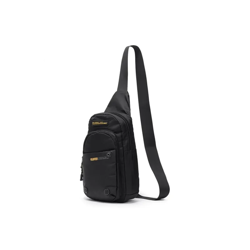 Volunteer Oxford Sling Bag Medium Size Unisex Black/Green/Gray/Blue-0
