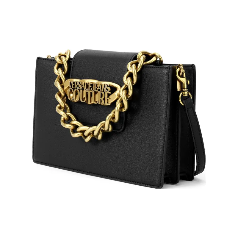 VERSACE JEANS COUTURE Sheepskin Crossbody Bag, Shoulder Bag Women's Black-1