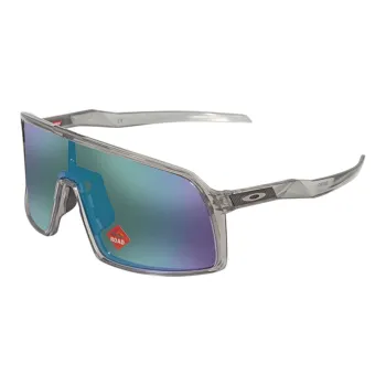 Oakley Plastic Rectangular Sunglasses Men's Gray