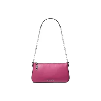 MICHAEL KORS Leather Handbag, Shoulder Bag Women's Magenta