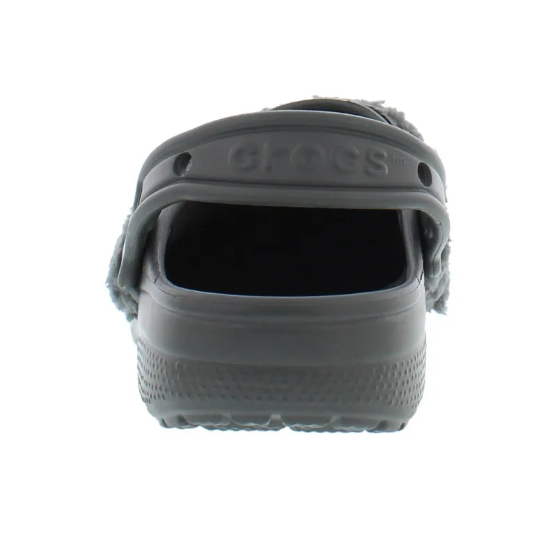 Crocs Classic Fuzz Mania Clogs 'Slate Grey'-2