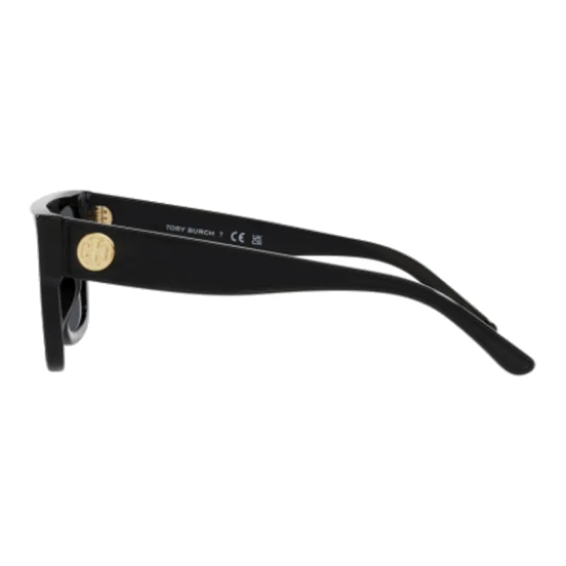 TORY BURCH Plastic Irregular Shape Sunglasses Women's Black-2