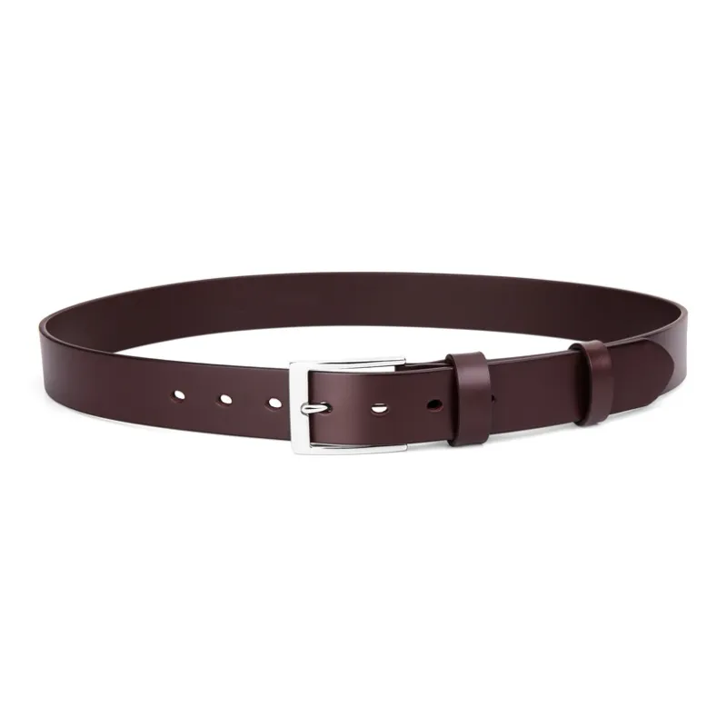 Cows Reign Single Layer Top Grain Cow Leather Belts Unisex 3.4CM-7