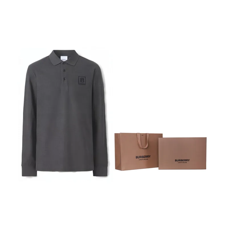Burberry Long Sleeve Polo-3