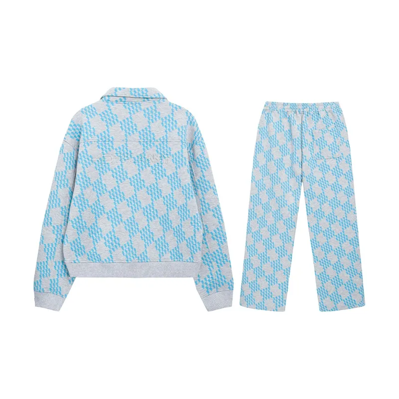 HOTPLANET Set Eye Catching Geometric All Over Print Men's-1