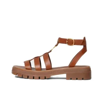 CELINE Triomphe Strap Sandals 3.5cm Women's Brown
