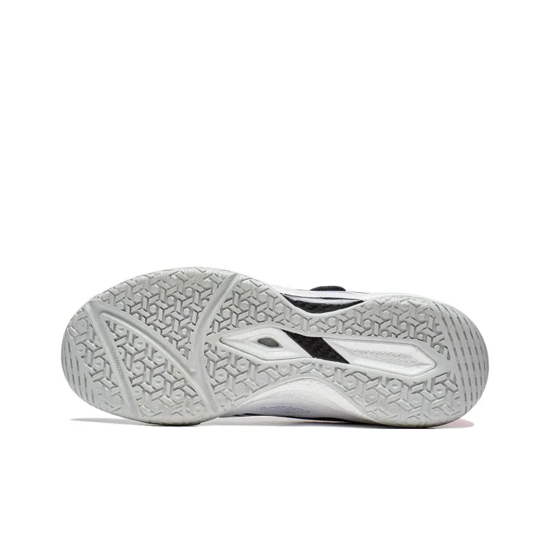 LiNing Mage Pe Cushioning Low Top Table Tennis Shoes Unisex White Orange-5