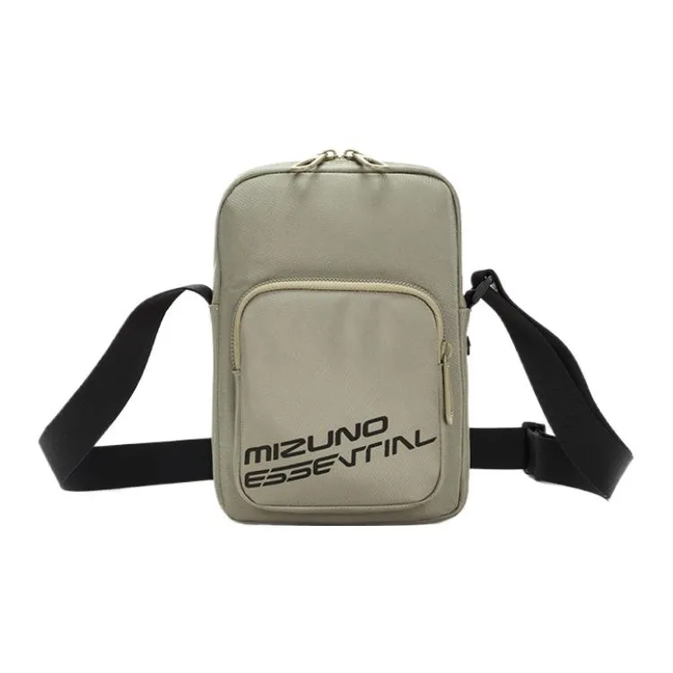 Mizuno Fabric Crossbody Bag Shoulder Bag Unisex Light Khaki-0