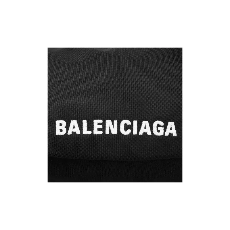 Balenciaga Recycled Nylon Shoulder Bag, Crossbody Bag Regular Women's Black-7