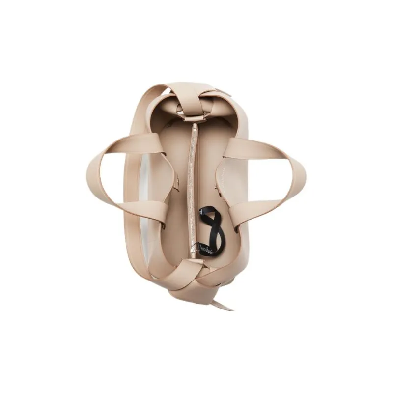 Acne Studios Musubi Calfskin Shoulder Bag Crossbody Bag Handbag Medium Size Women's Brown Beige-2