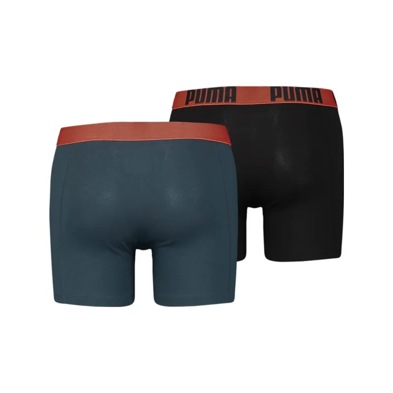 PUMA Lot De 2 Boxers À Poche Avant Ajustée Homme Underpants Men's 2 Pack-1