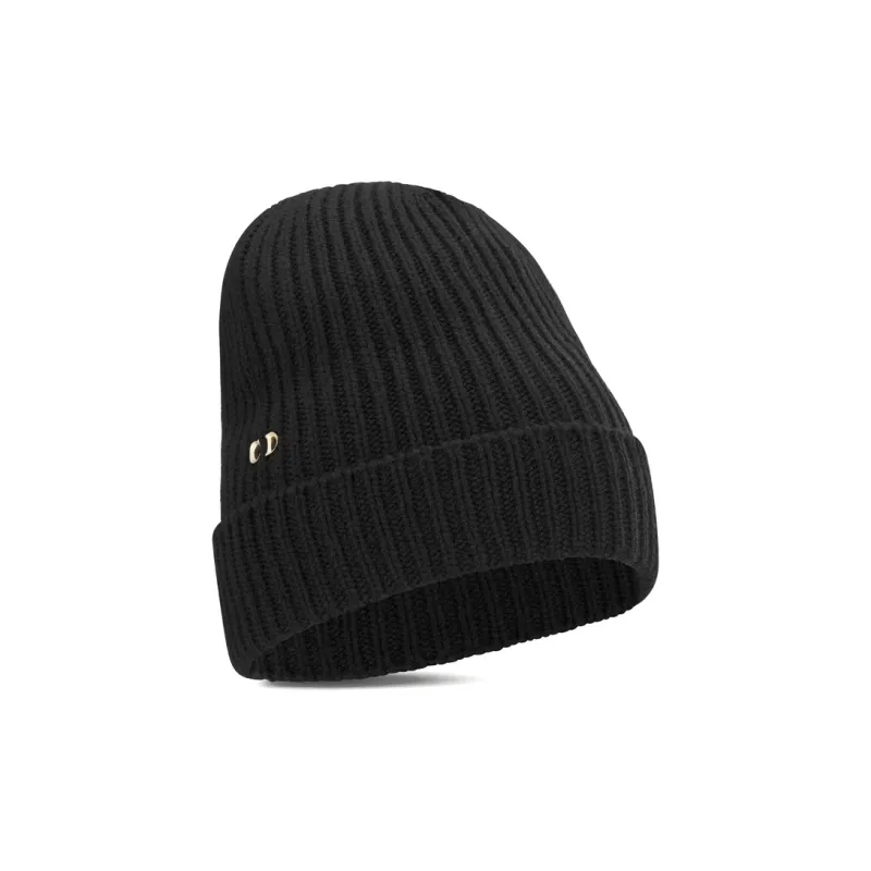 DIOR Cashmere Beanies Women's Black-1