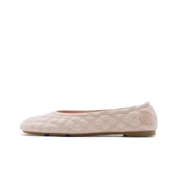 Burberry Sadler Leather Ballerina Shoes
