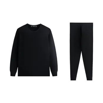 KITH Waffle Thermal Set 'Black'