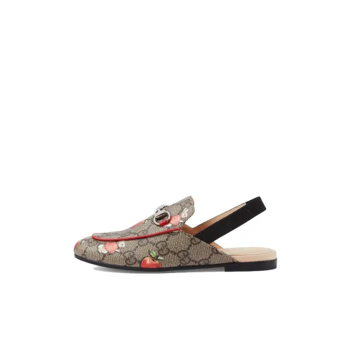 GUCCI Kids X Peter Rabbit Princetown Canvas Slippers