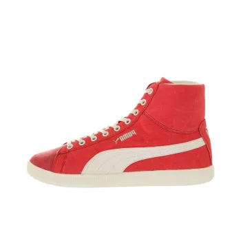 PUMA Archive Lite Mid Cushioning Breathable High-Top Skateboard Shoes Men's Red