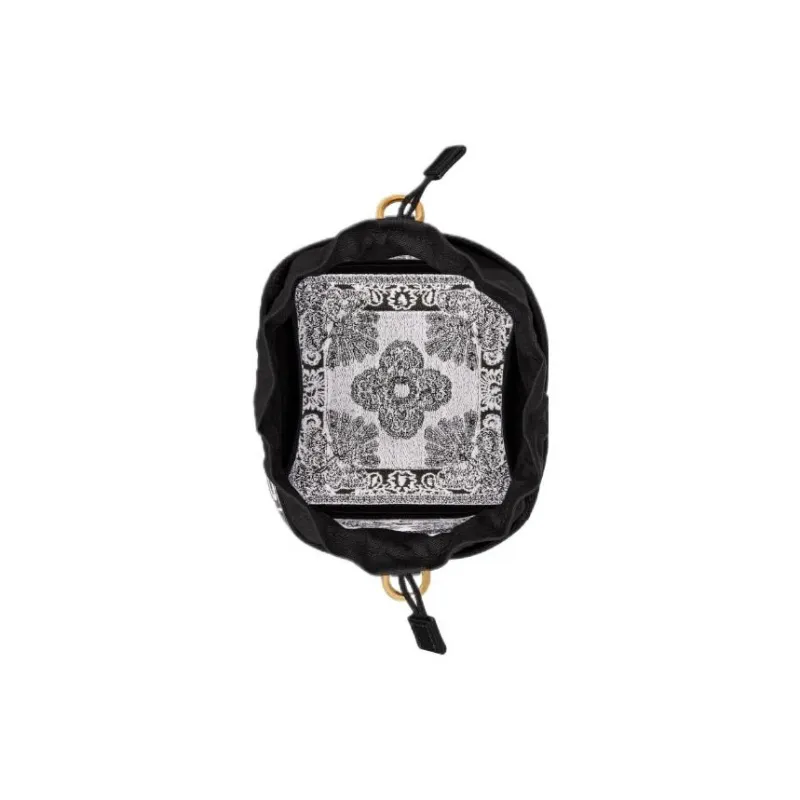 DIOR D-Bubble Collection Embroidery Bucket Bags Crossbody Bag Shoulder Bag Small Size Women's White & Black-2