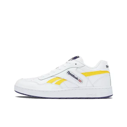 Reebok BB 4000 Vintage Basketball Shoes Unisex Low-Top White/Yellow