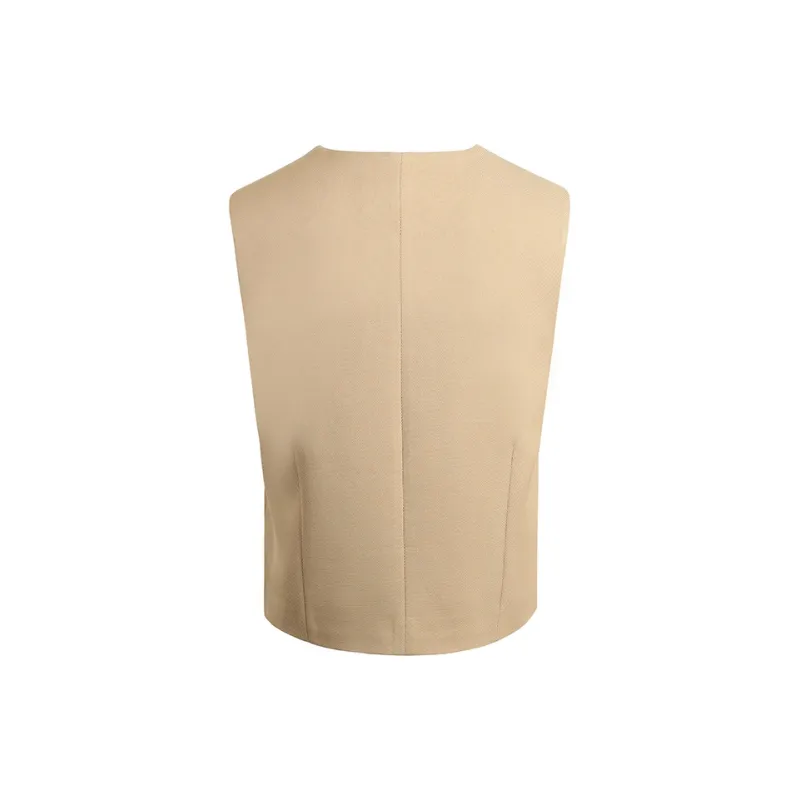 Valeria Obbaco Vest Women's Light Brown-1