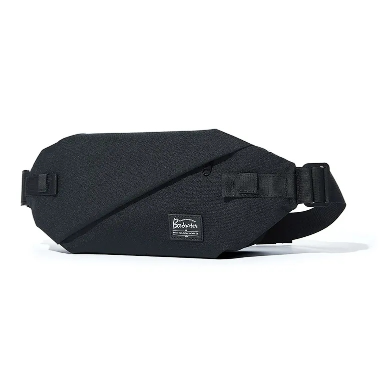 BOSTANTEN Fabric Crossbody Sling Bag Regular Men's Gray/Black-4